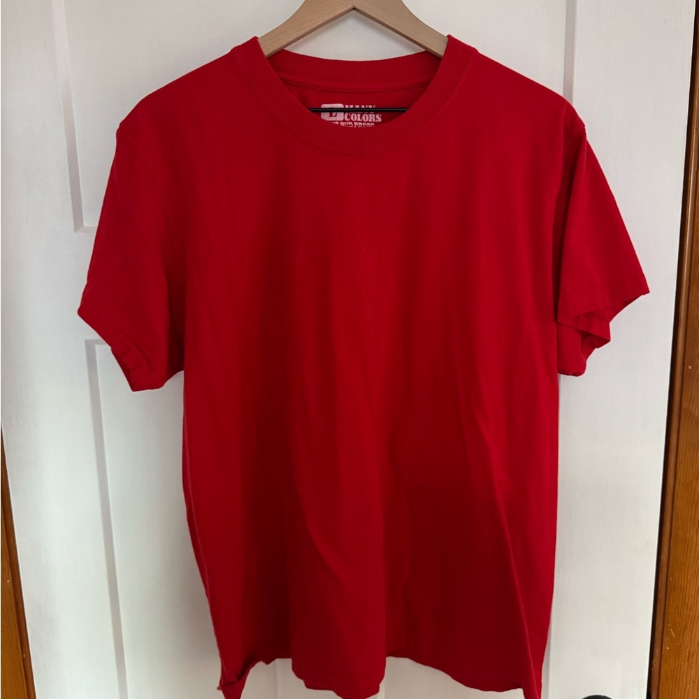 Big Bud Press Vibrant Red Short Sleeve Tee
